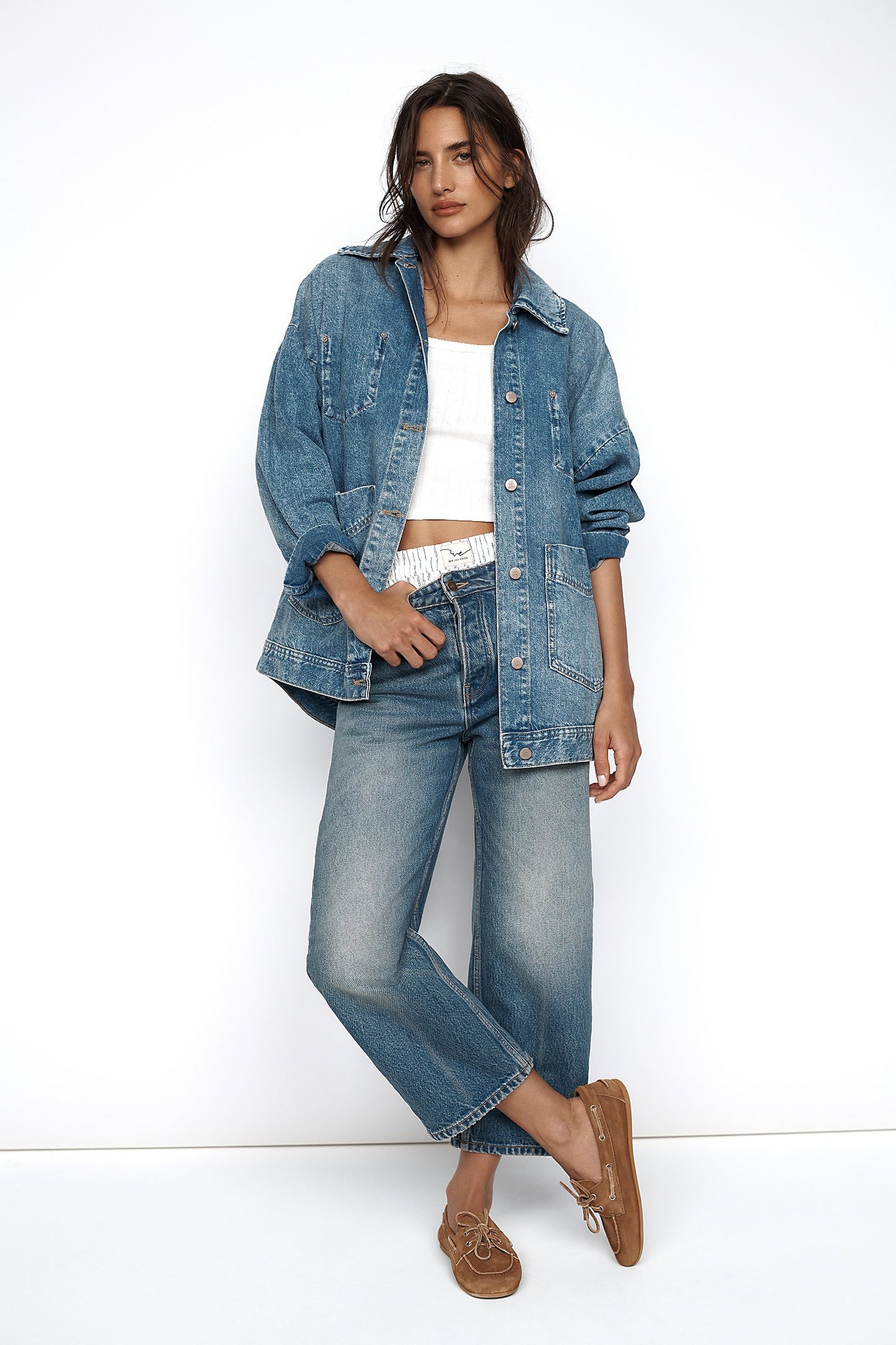 Deep Trance Dropped Boyfriend Jeans - we the free