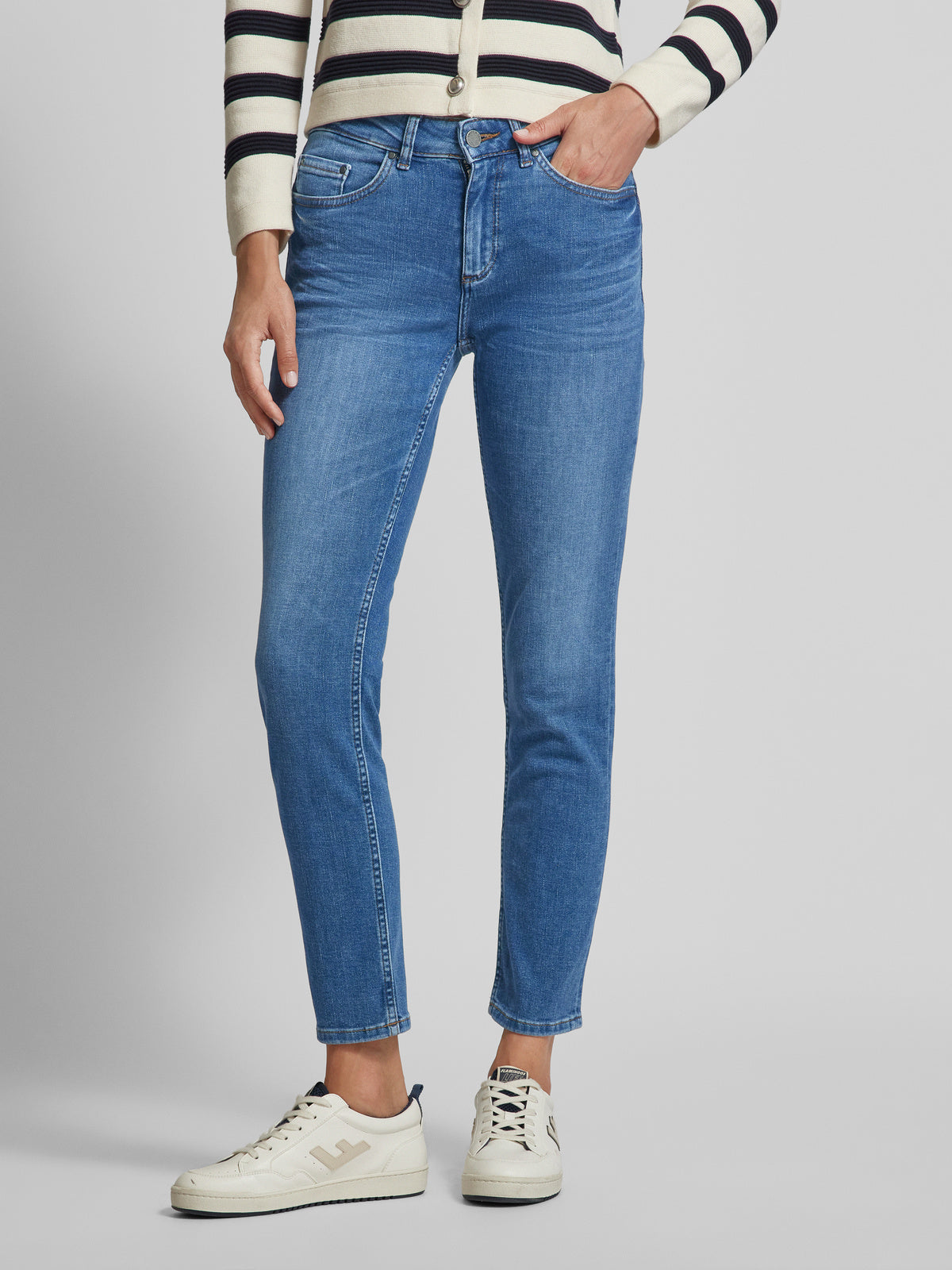 Slim Fit Jeans im 5-Pocket - SMITH & SOUL