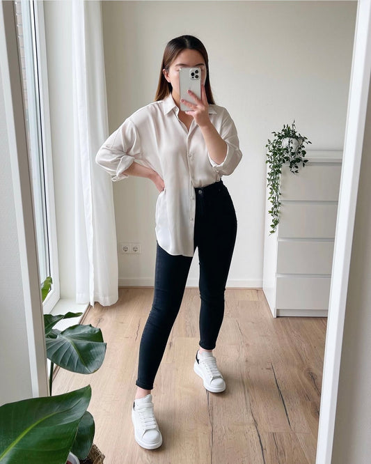 Topshop - Joni high rise super skinny jean in black