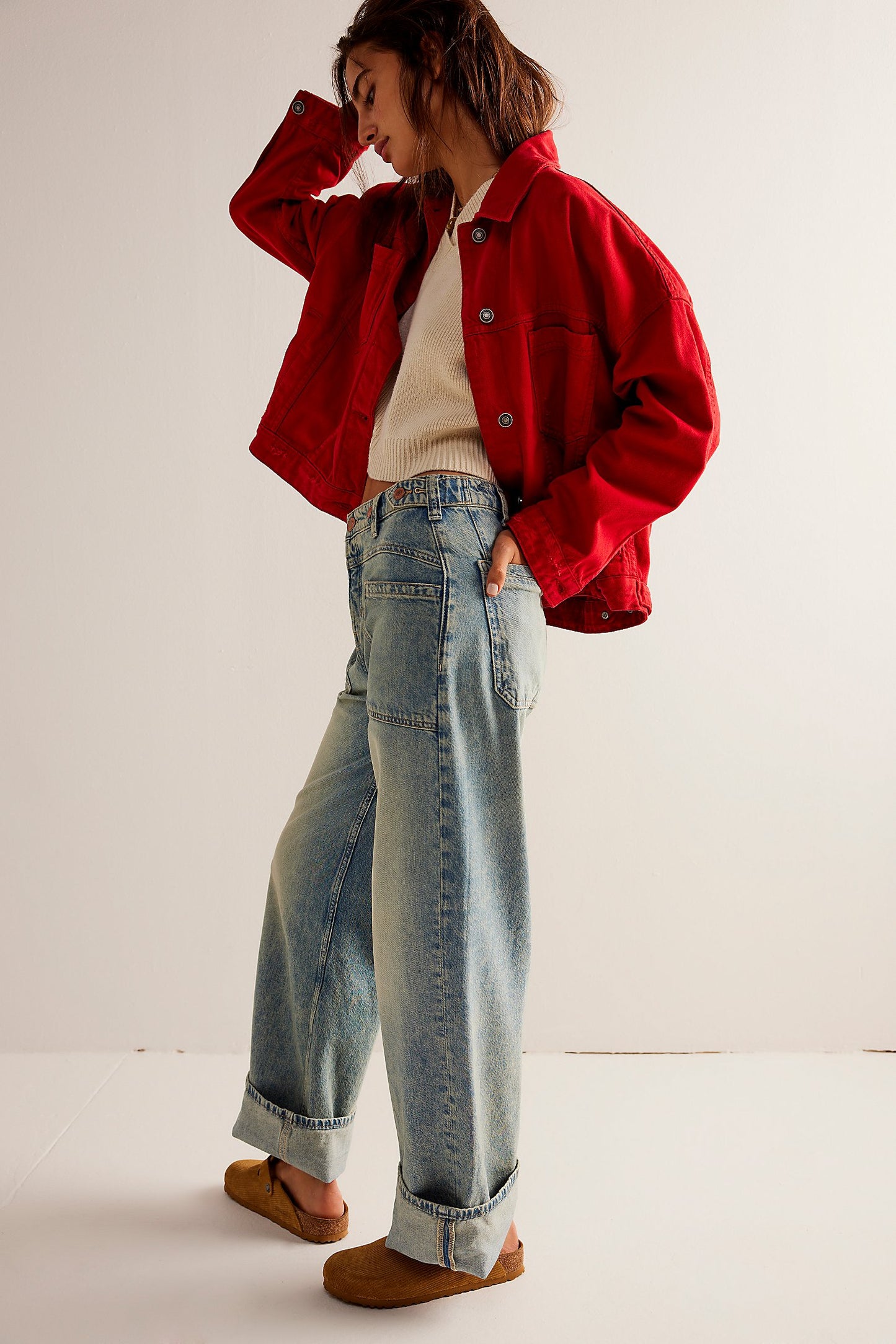 Palmer Cuffed Jeans - we the free