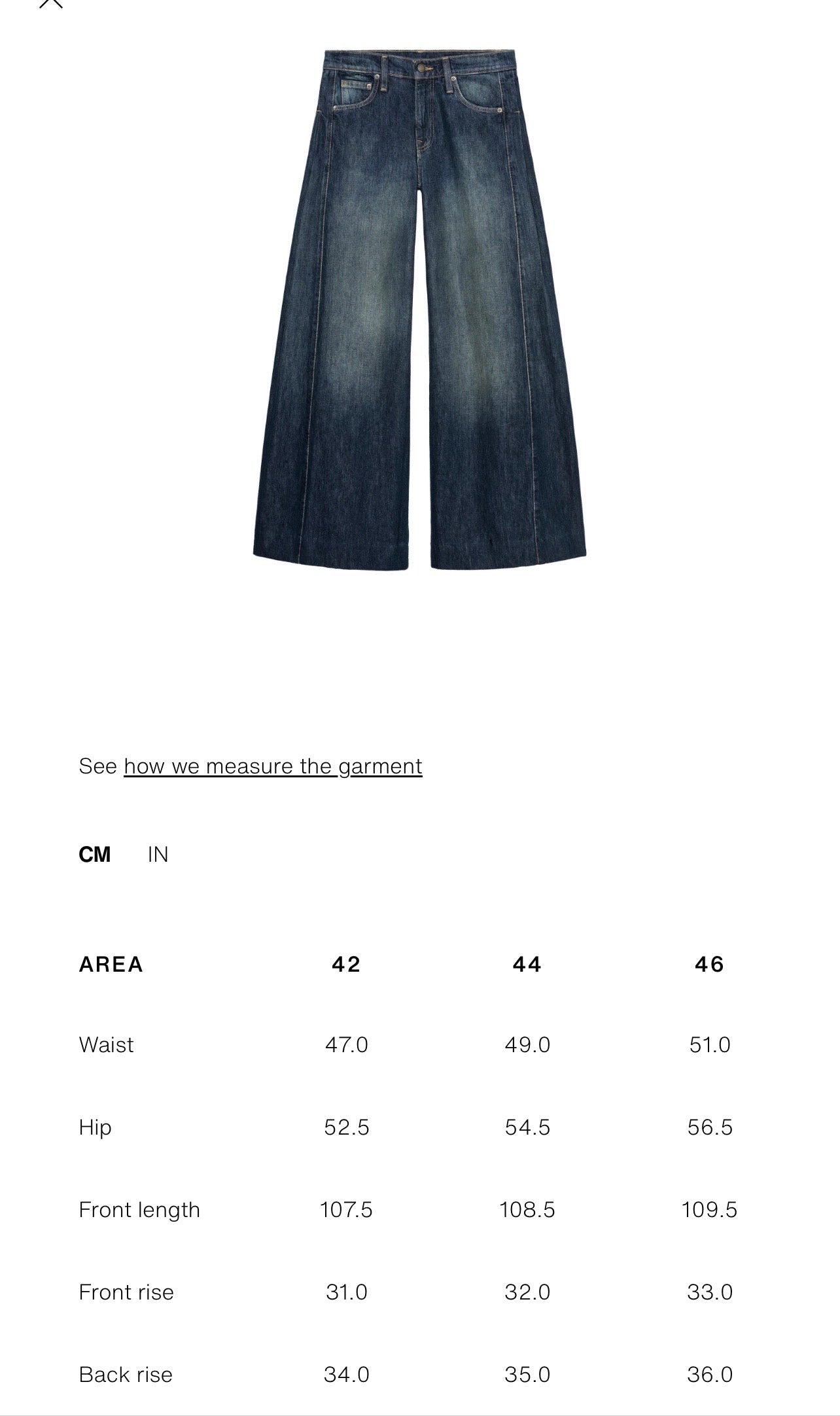 ZW COLLECTION MID-WAIST WIDE-LEG SIDE PLEATED JEANS - ZARA