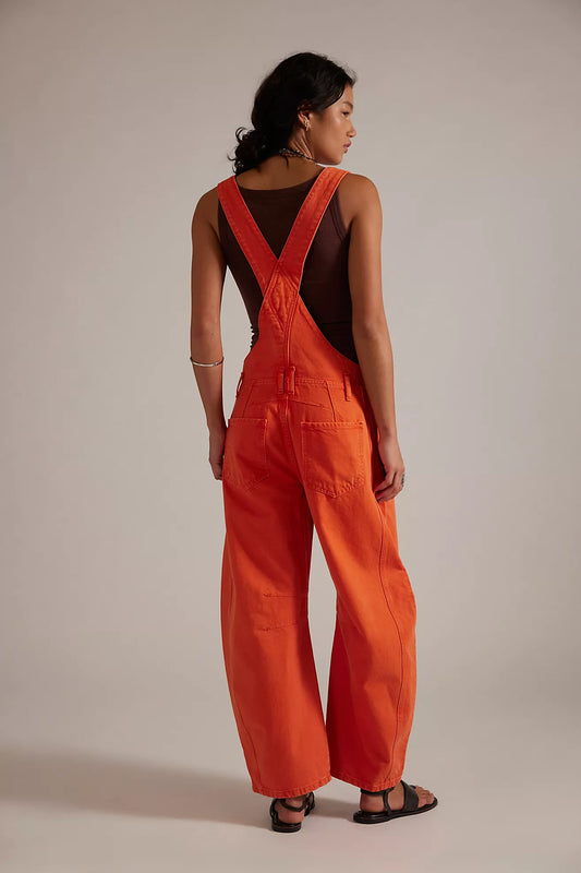 Free People - We The Free Good Luck Barrel Overalls