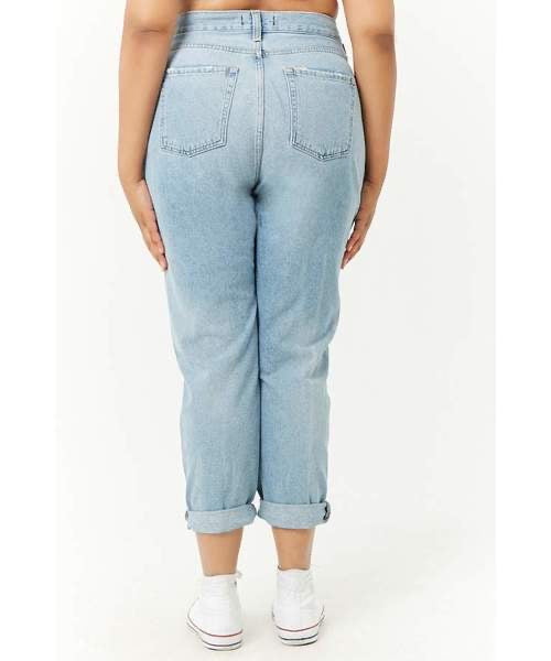 Plus Size Mom Jeans - Forever21