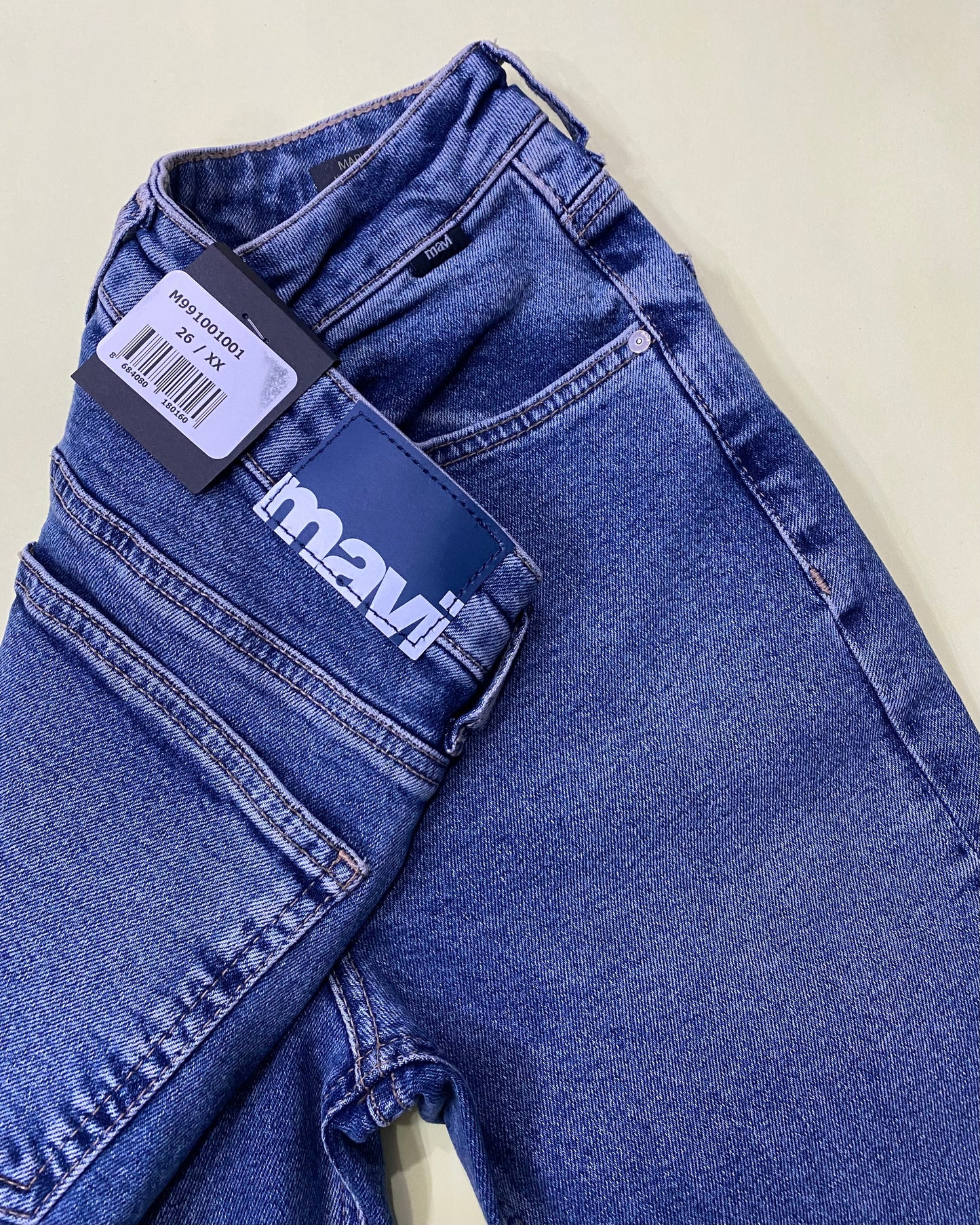 Maria Flare Jeans Mid Rise | Mid Brushed Flex Bright Blue - Mavi
