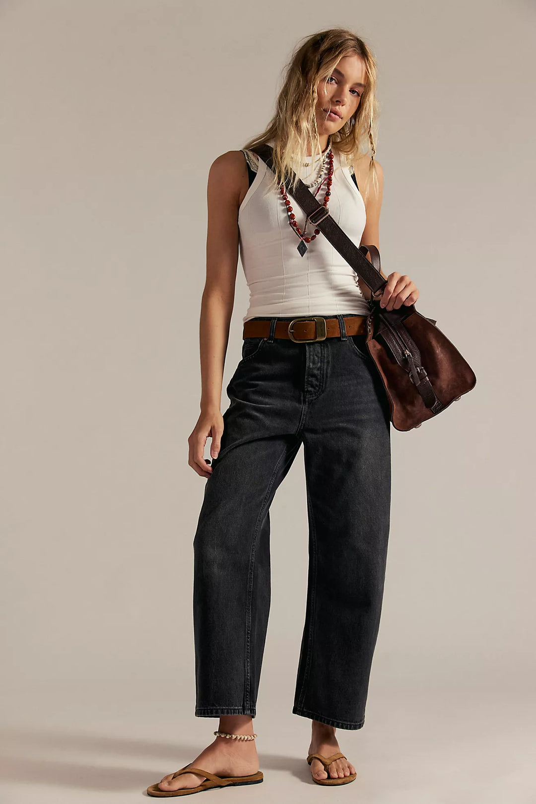 Free People - Deep Trance Dropped Boyfriend Jeans - we the free
