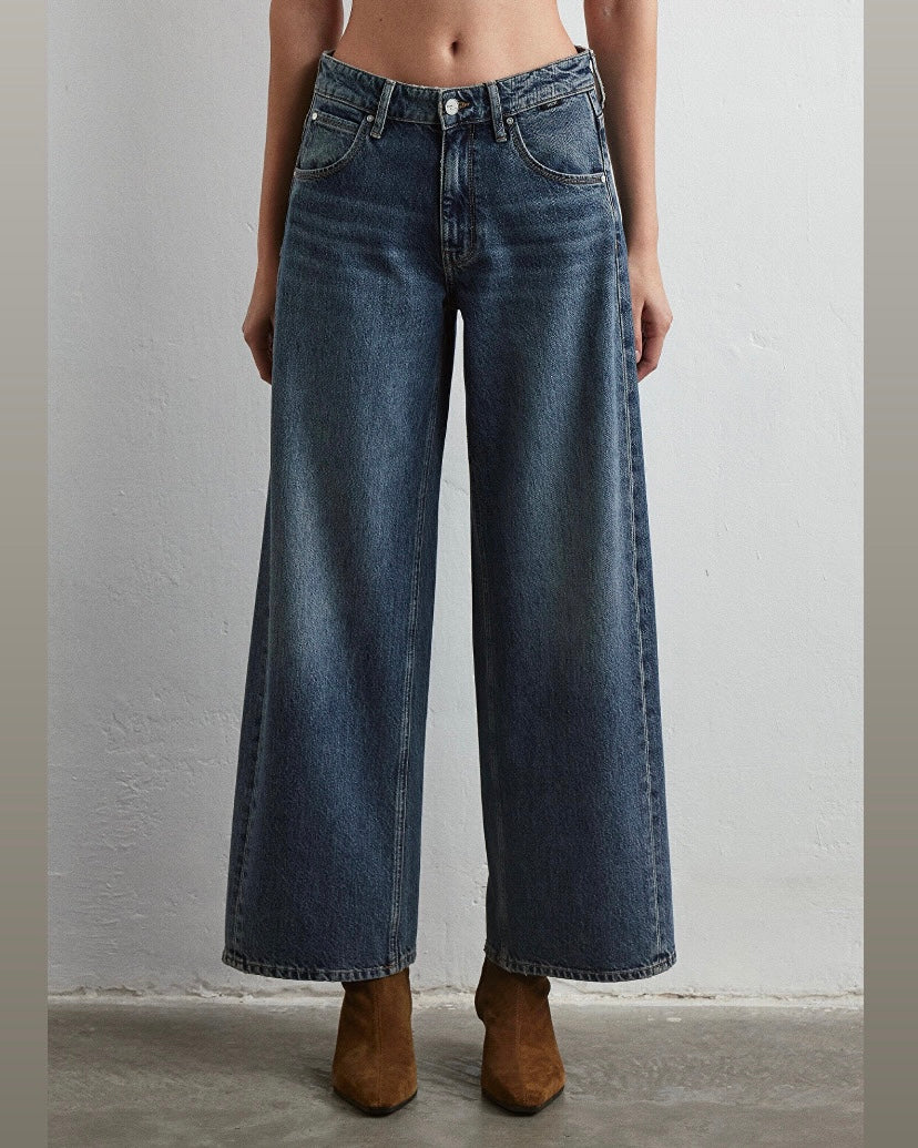 Siena Mid Used Denim Jean Pants - Mavi