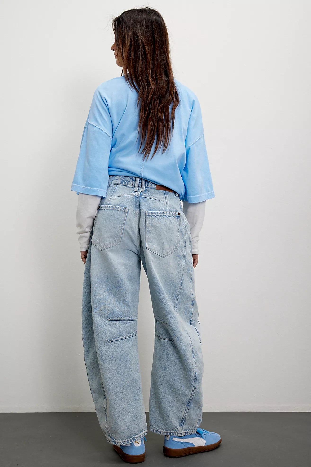 Free People - We The Free Good Luck Mid-Rise Barrel Jeans