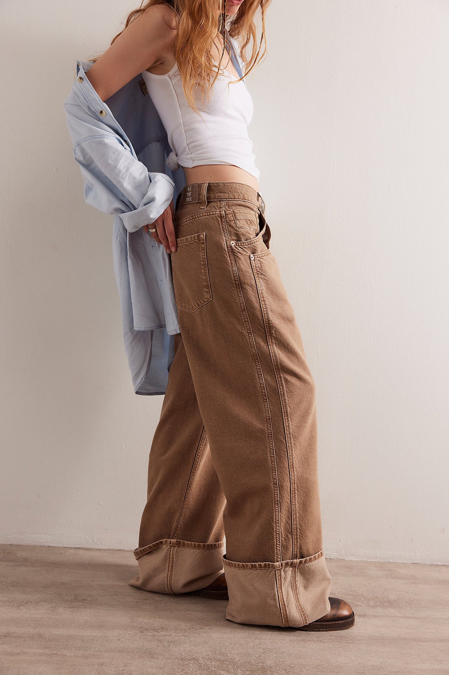 Final Countdown Cuffed Low-Rise leans - we the free