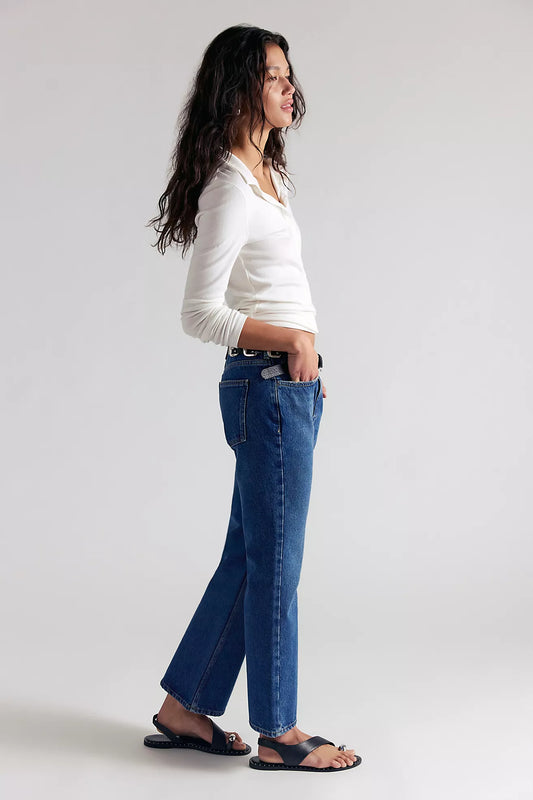 Free People - Elowen Cropped Flare Jeans-We The Free