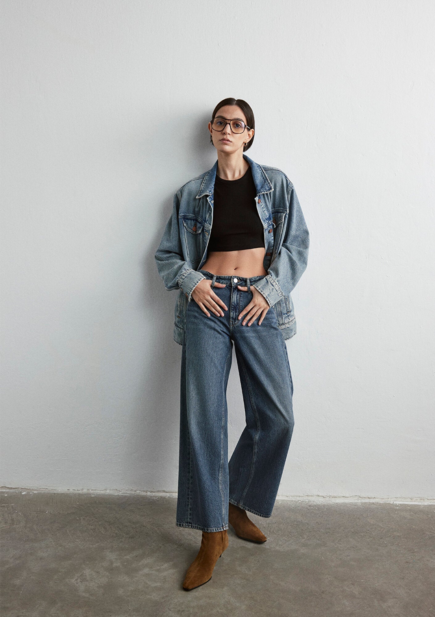 Siena Mid Used Denim Jean Pants - Mavi