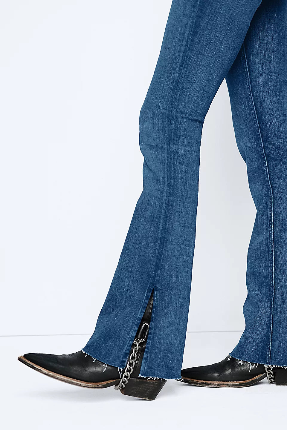 Level Up Slit Flare Jean - we the free