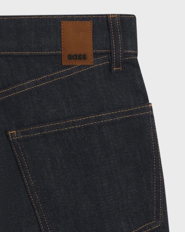 SLIM-FIT JEANS IN STAY INDIGO STRETCH DENIM - BOSS Orange