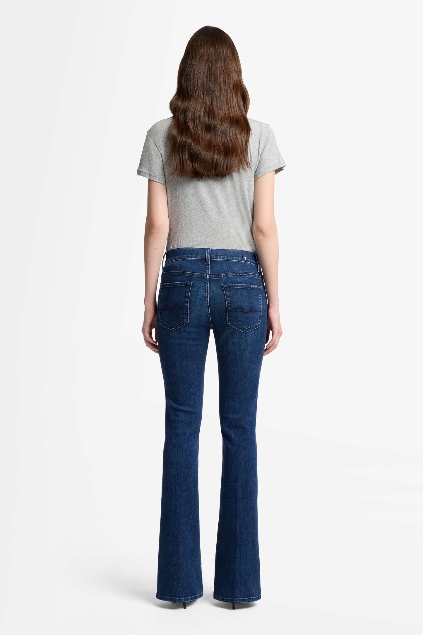 Bootcut Tailorless mid-rise jeans - 7 FOR ALL MANKIND