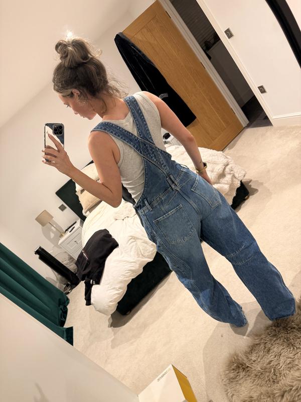 Free People - We The Free Good Luck Barrel Overalls