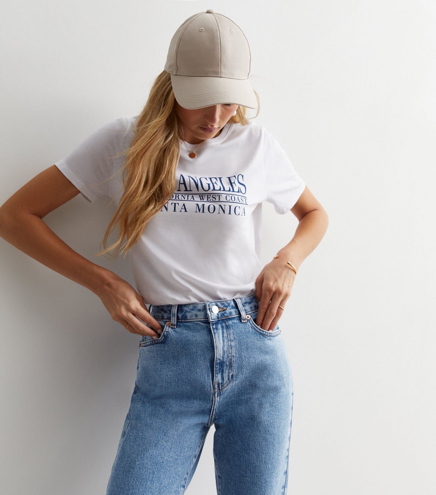 Blue Ankle Grazing Hannah Straight Leg Jeans - New Look