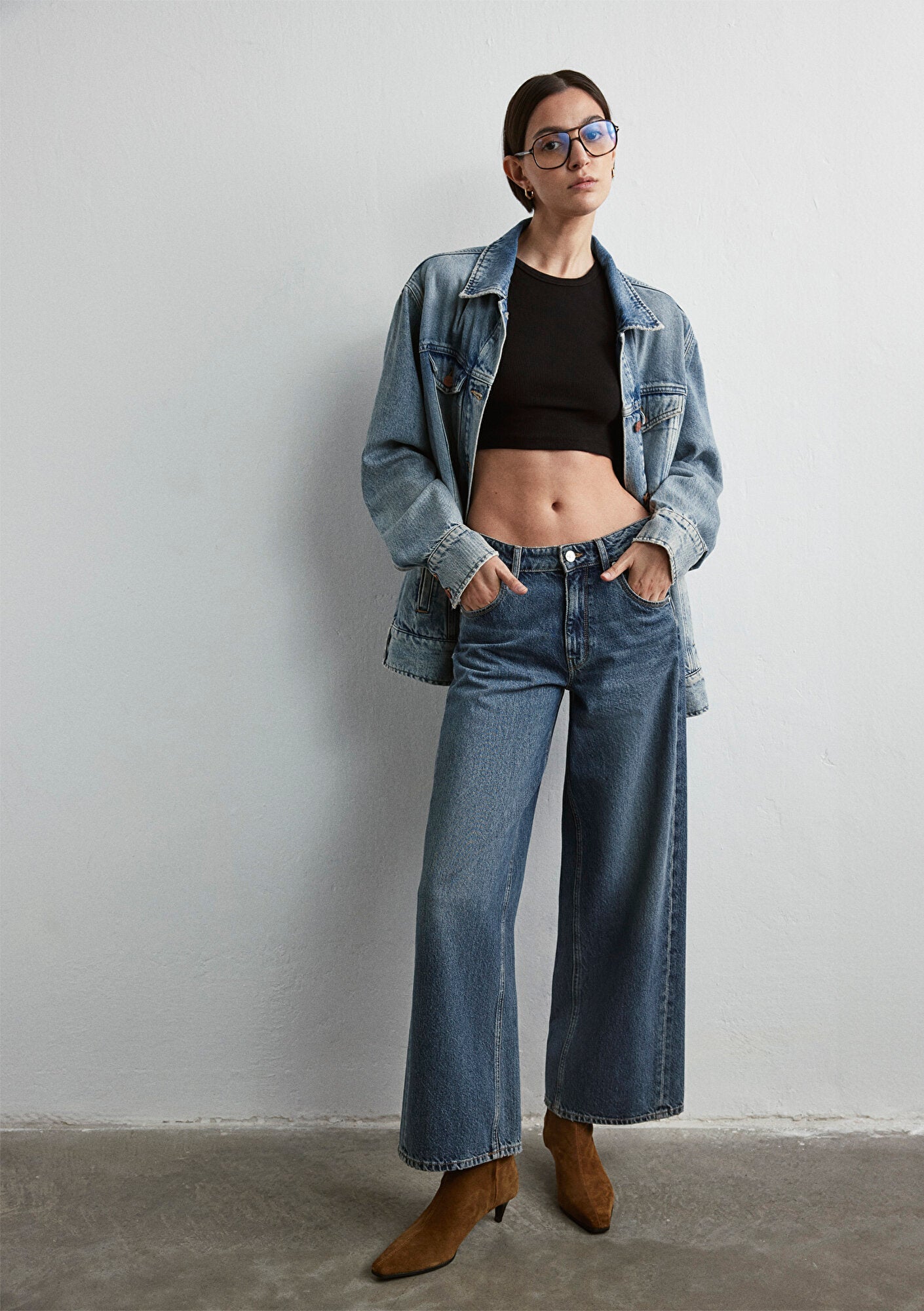 Siena Mid Used Denim Jean Pants - Mavi