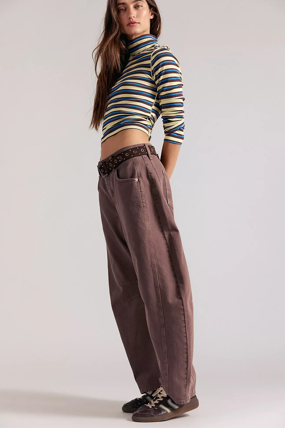 Free People - We The Free Good Luck Mid-Rise Barrel Jeans