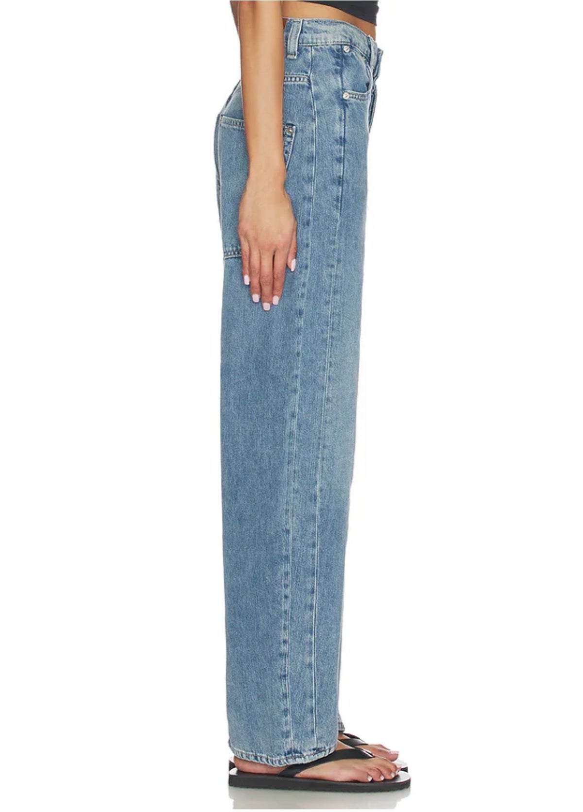 Free People - We The Free Truro Baggy Puddle Jeans