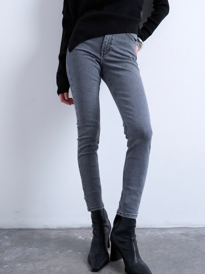 Topshop Jamie high rise skinny jean in grey