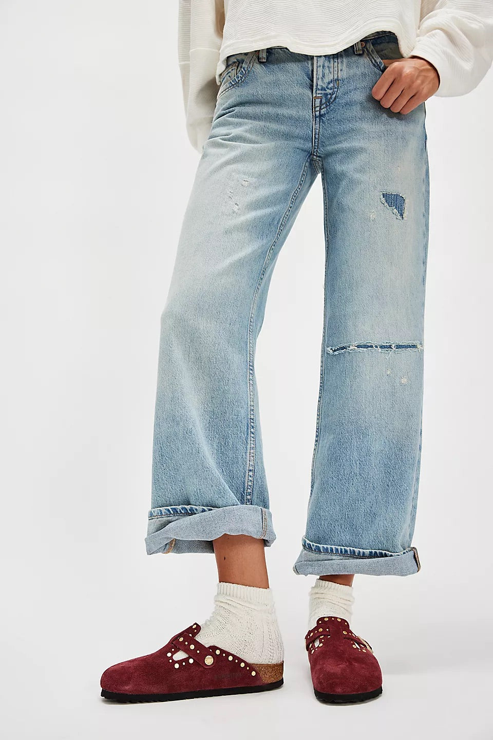 We The Free Tennessee Low-Rise Boyfriend Jeans