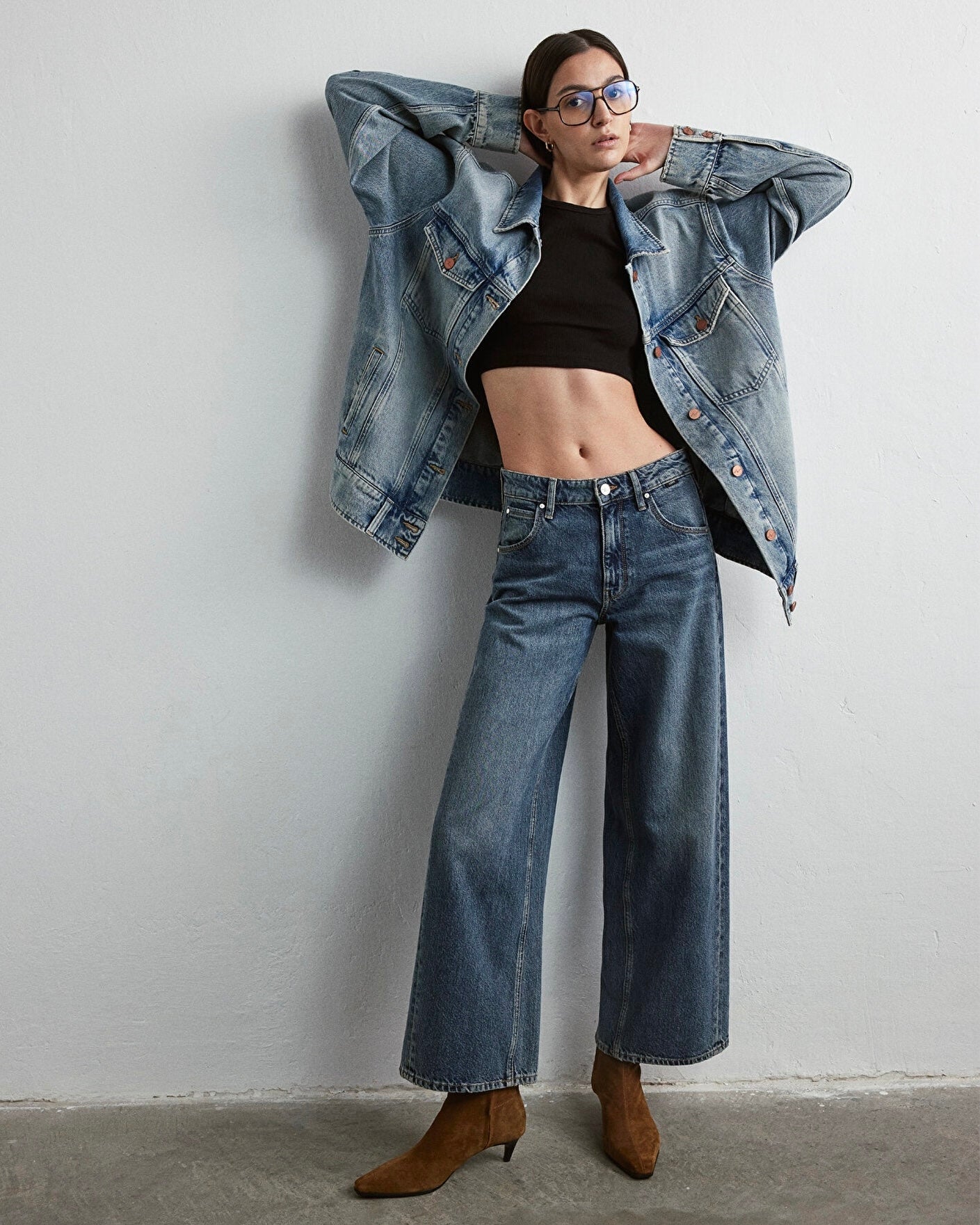 Siena Mid Used Denim Jean Pants - Mavi