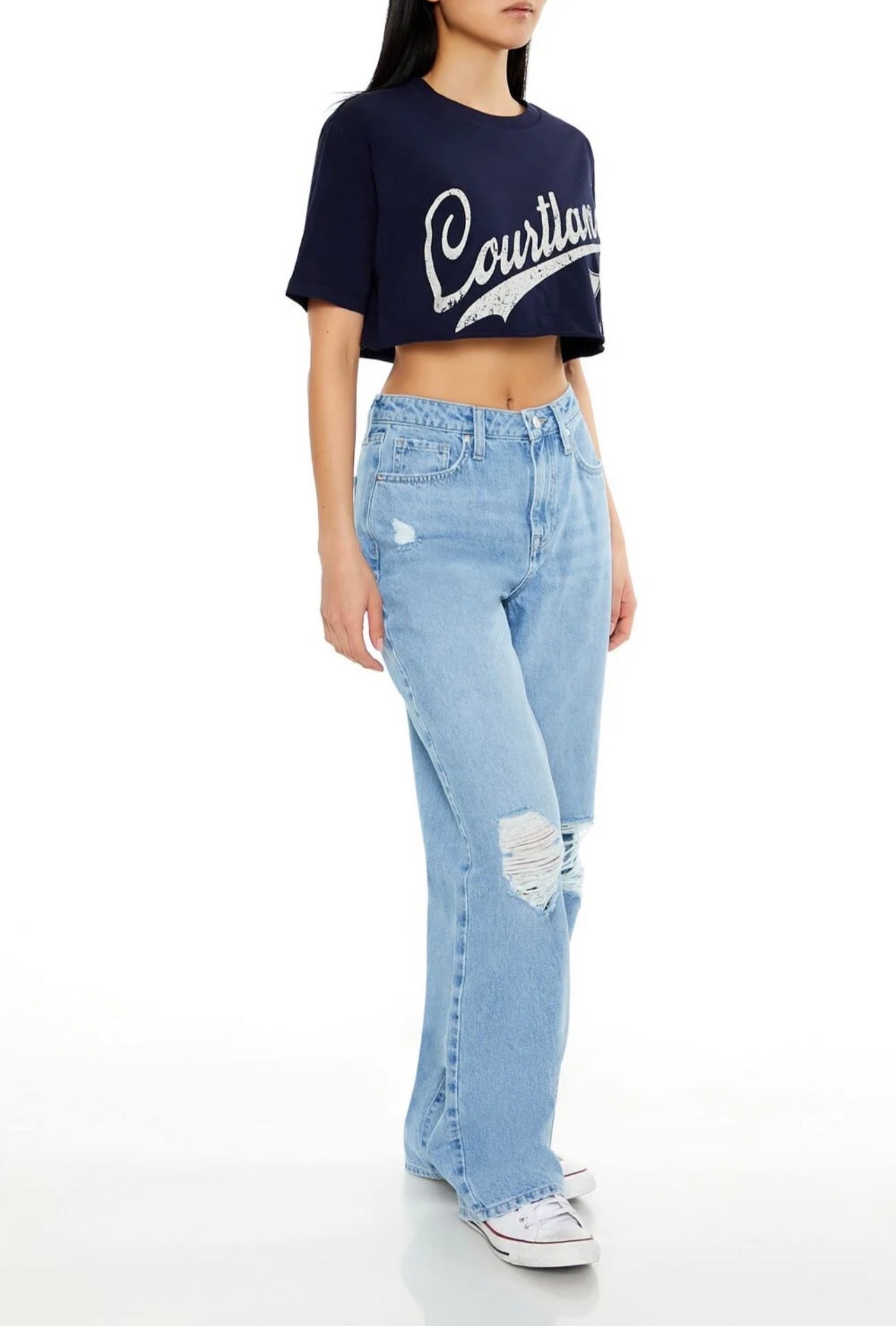 Premium Destroyed 90s-Fit Straight Jeans - Croos jeans