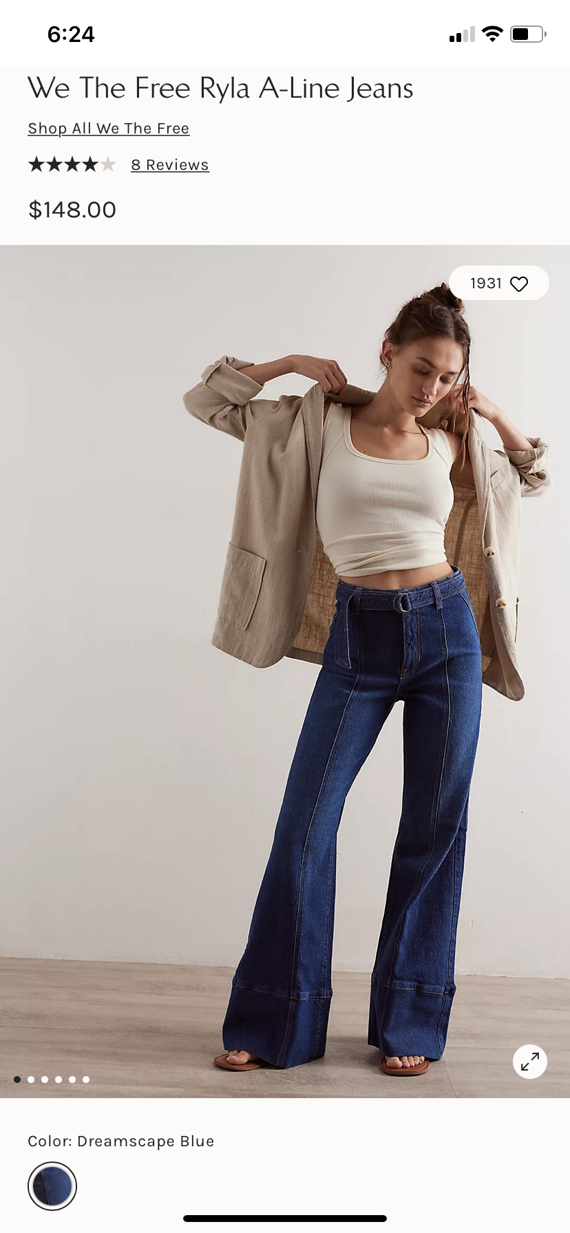 Ryla A-Line Jeans - We The Free