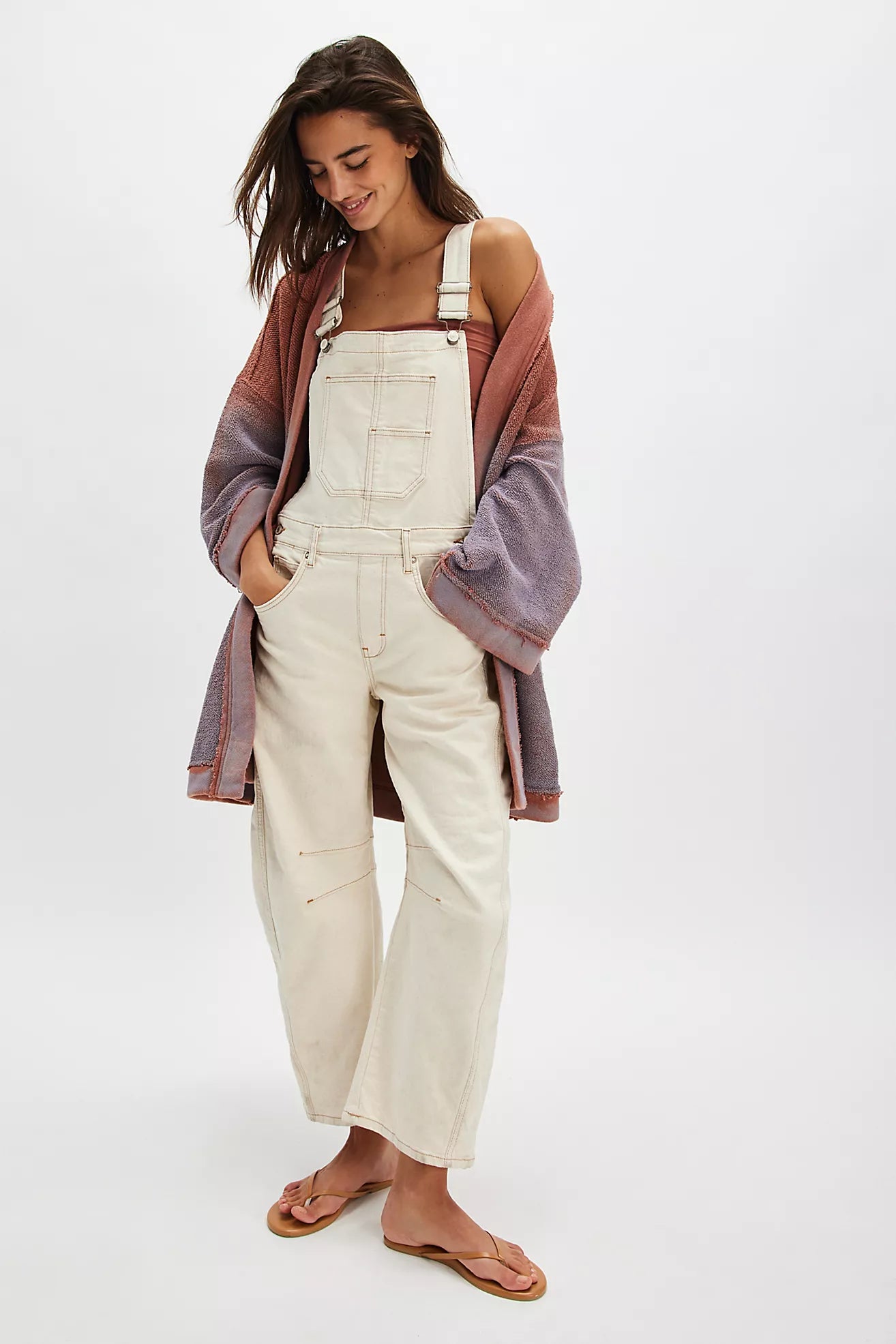Free People - We The Free Good Luck Barrel Overalls