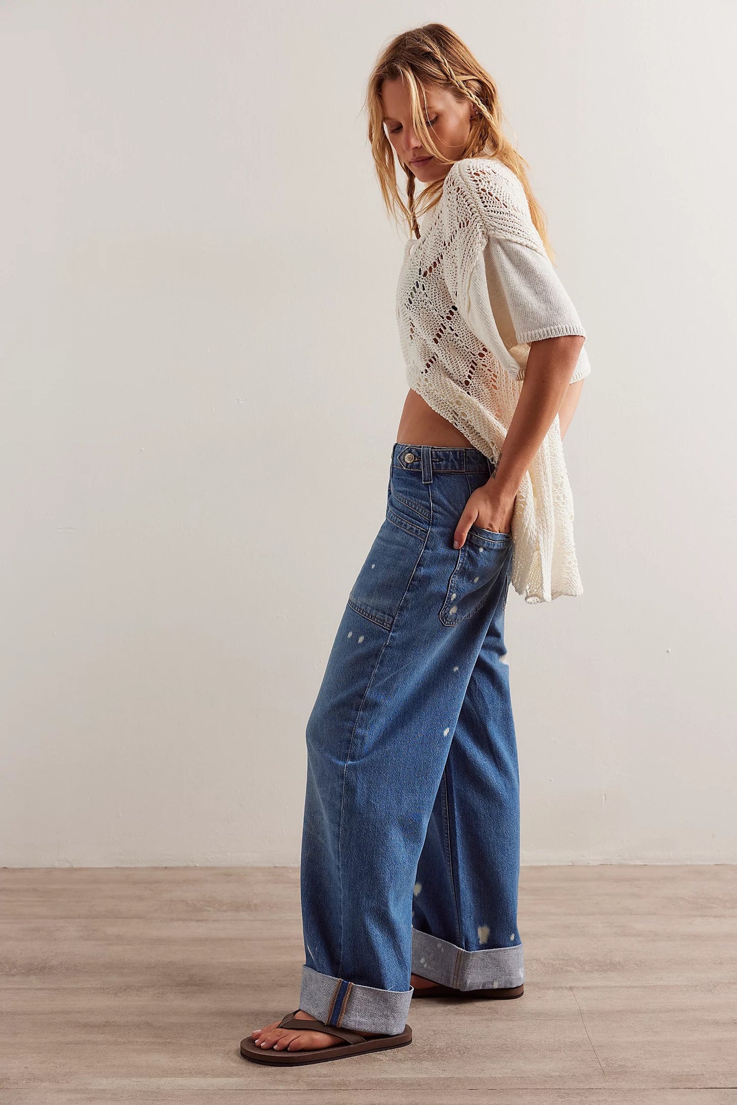 Palmer Cuffed Jeans - we the free