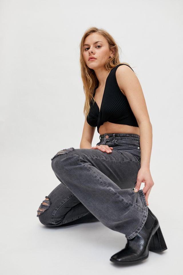 High-Waisted Comfort Stretch Flare Jean - BDG
