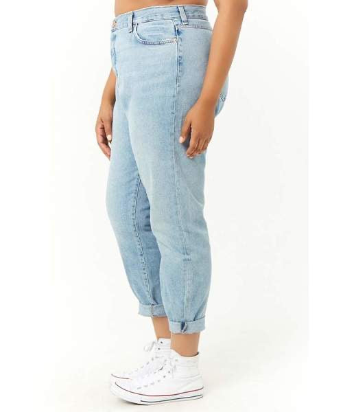 Plus Size Mom Jeans - Forever21