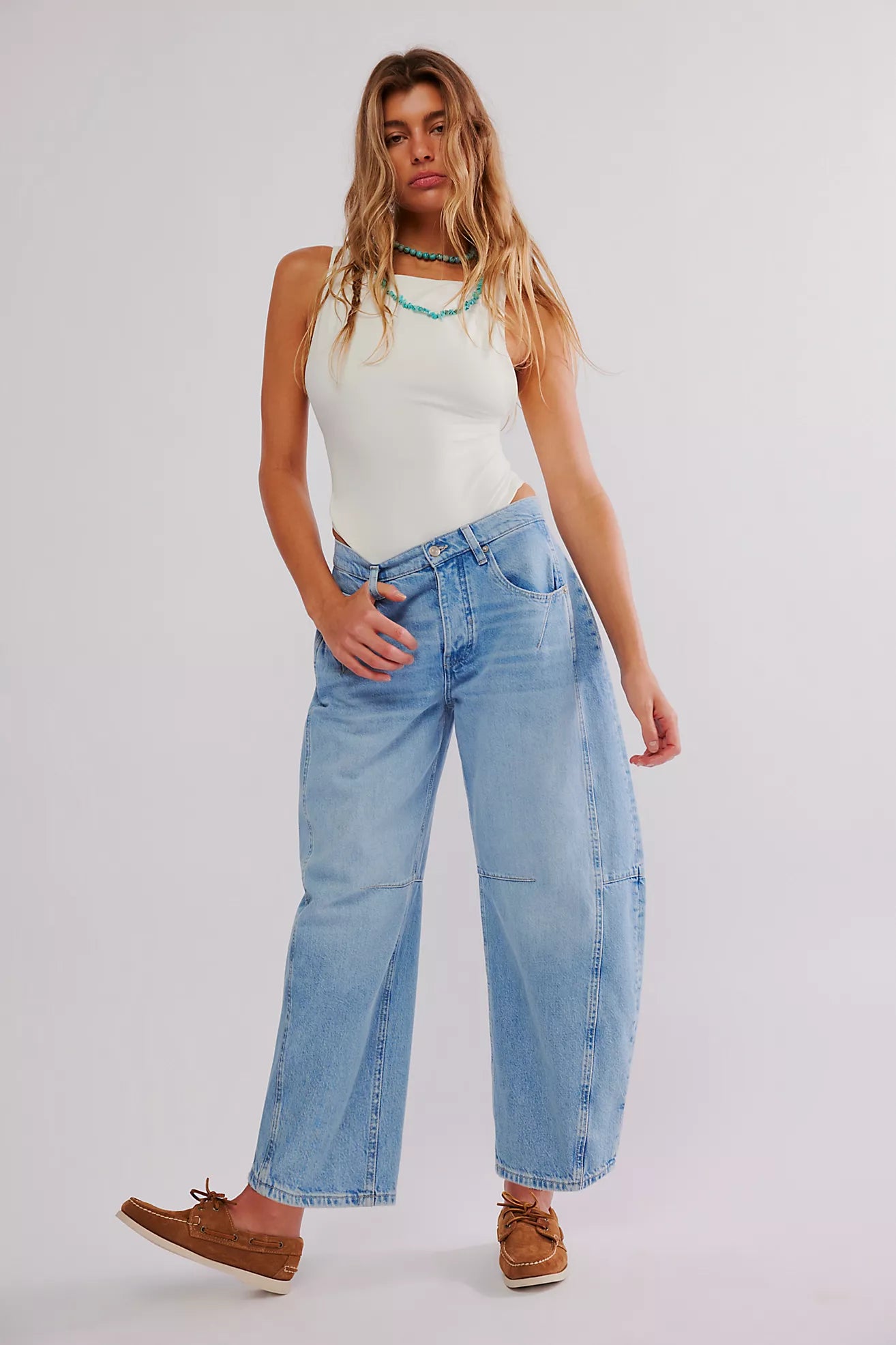 Free People - CRVY Venus Barrel leans - we the free