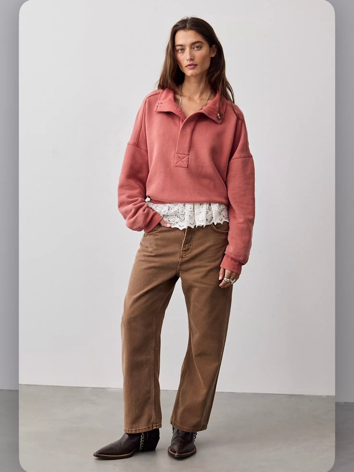 Free People - Deep Trance Dropped Boyfriend Jeans - we the free