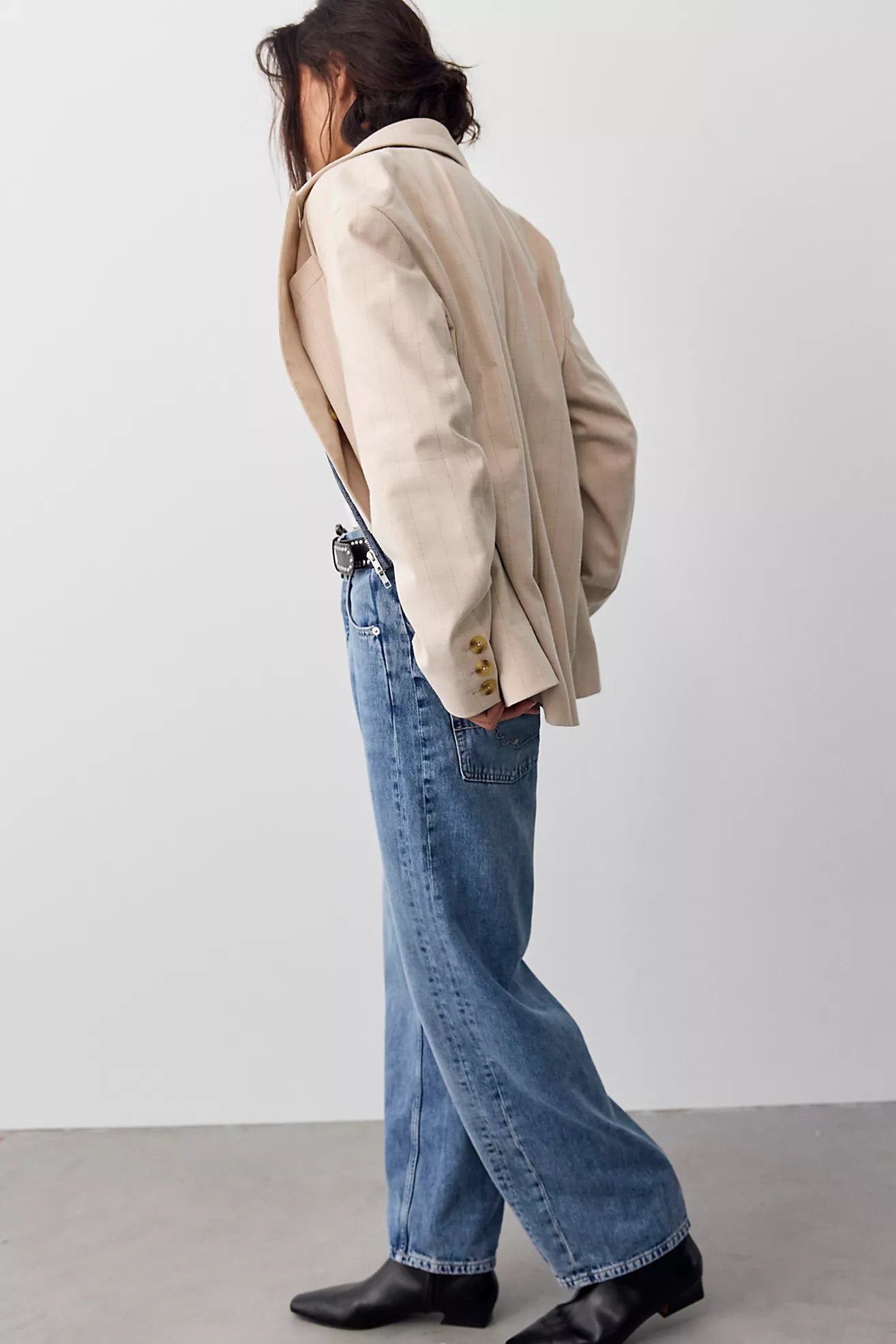 Free People - We The Free Truro Baggy Puddle Jeans