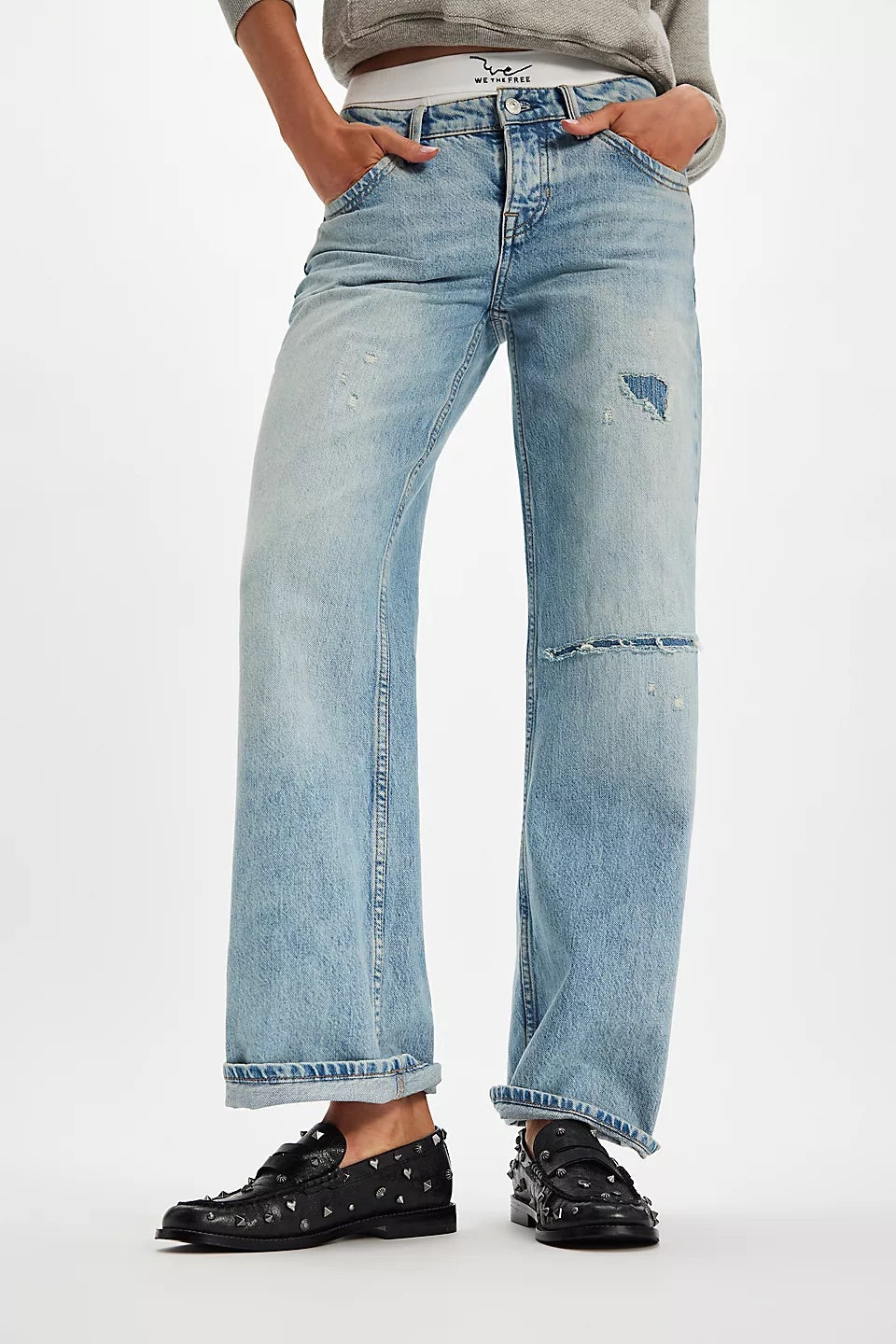 We The Free Tennessee Low-Rise Boyfriend Jeans