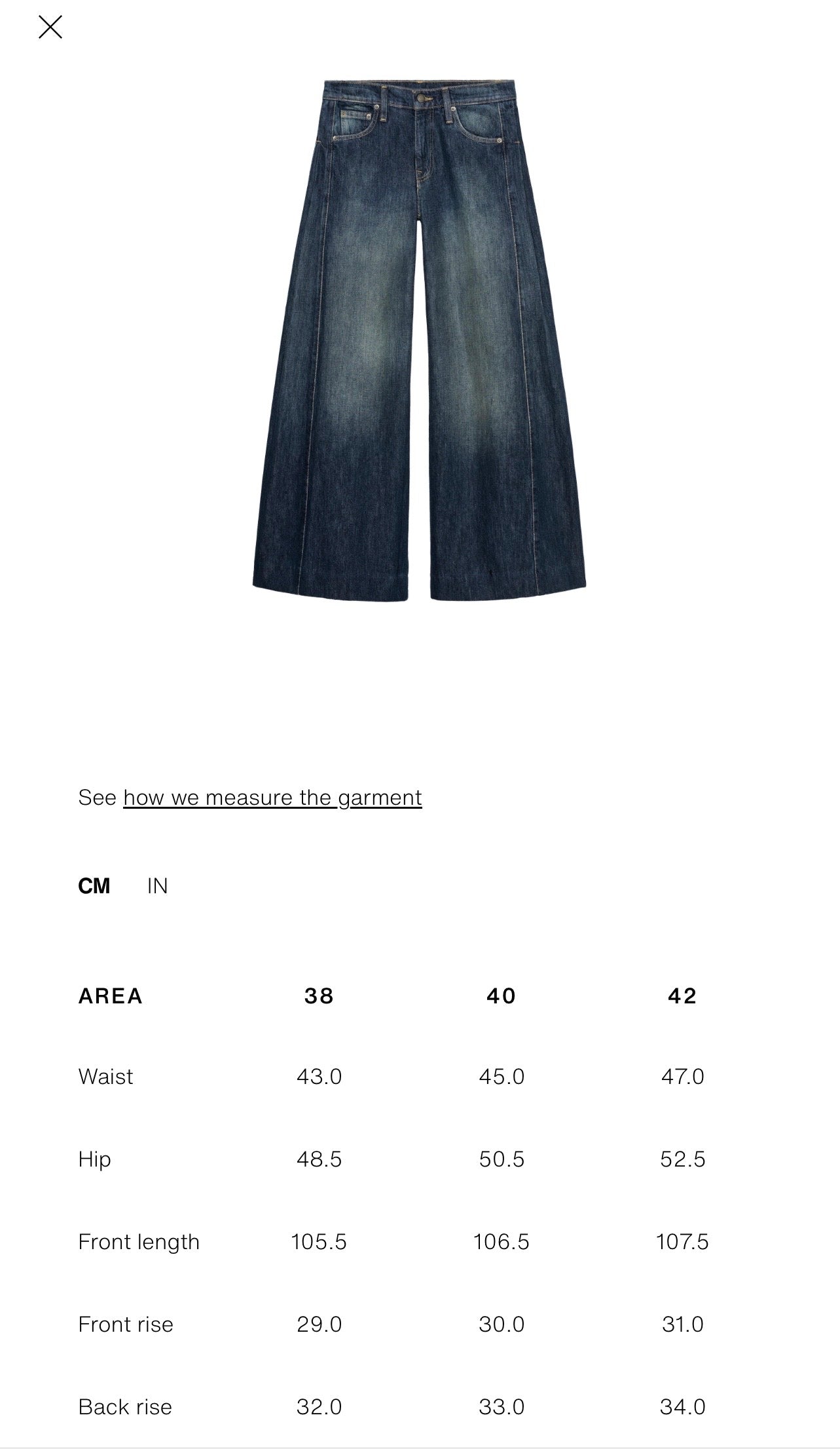 ZW COLLECTION MID-WAIST WIDE-LEG SIDE PLEATED JEANS - ZARA