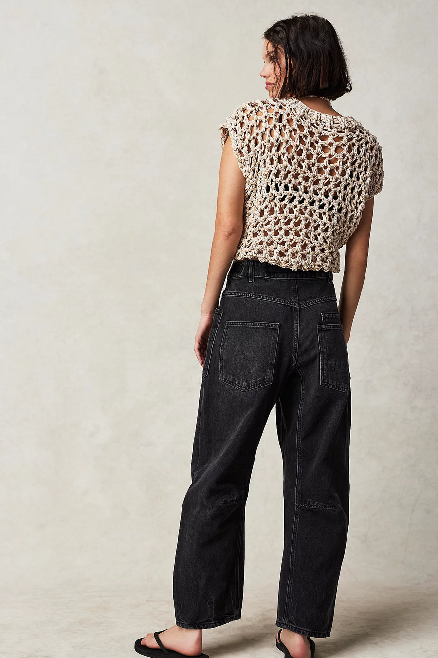 Moxie Pull-On Barrel Jeans- Night Hawk- We The Free