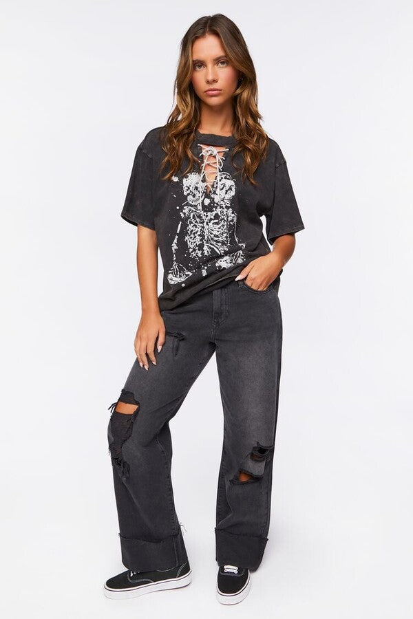 Mid Rise Straight Jeans - Forever21