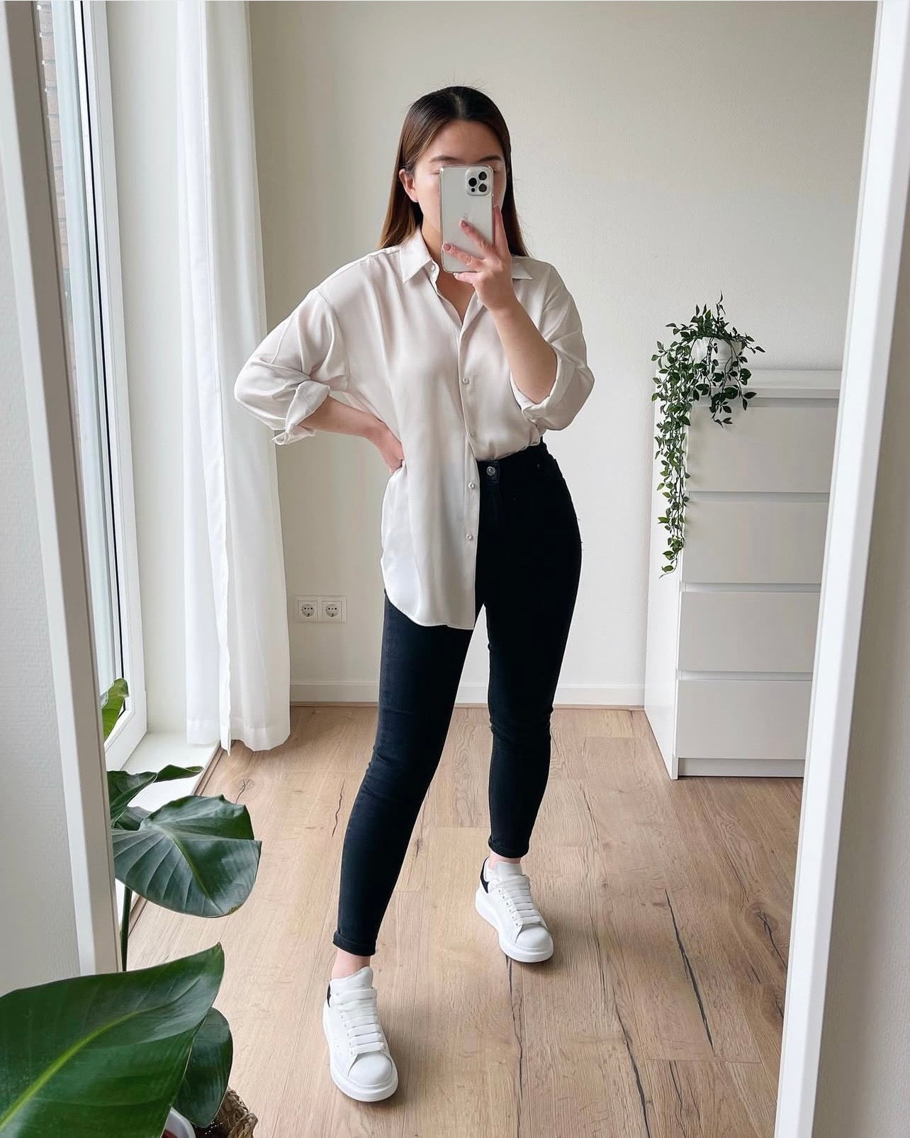 Topshop - Joni high rise super skinny jean in black
