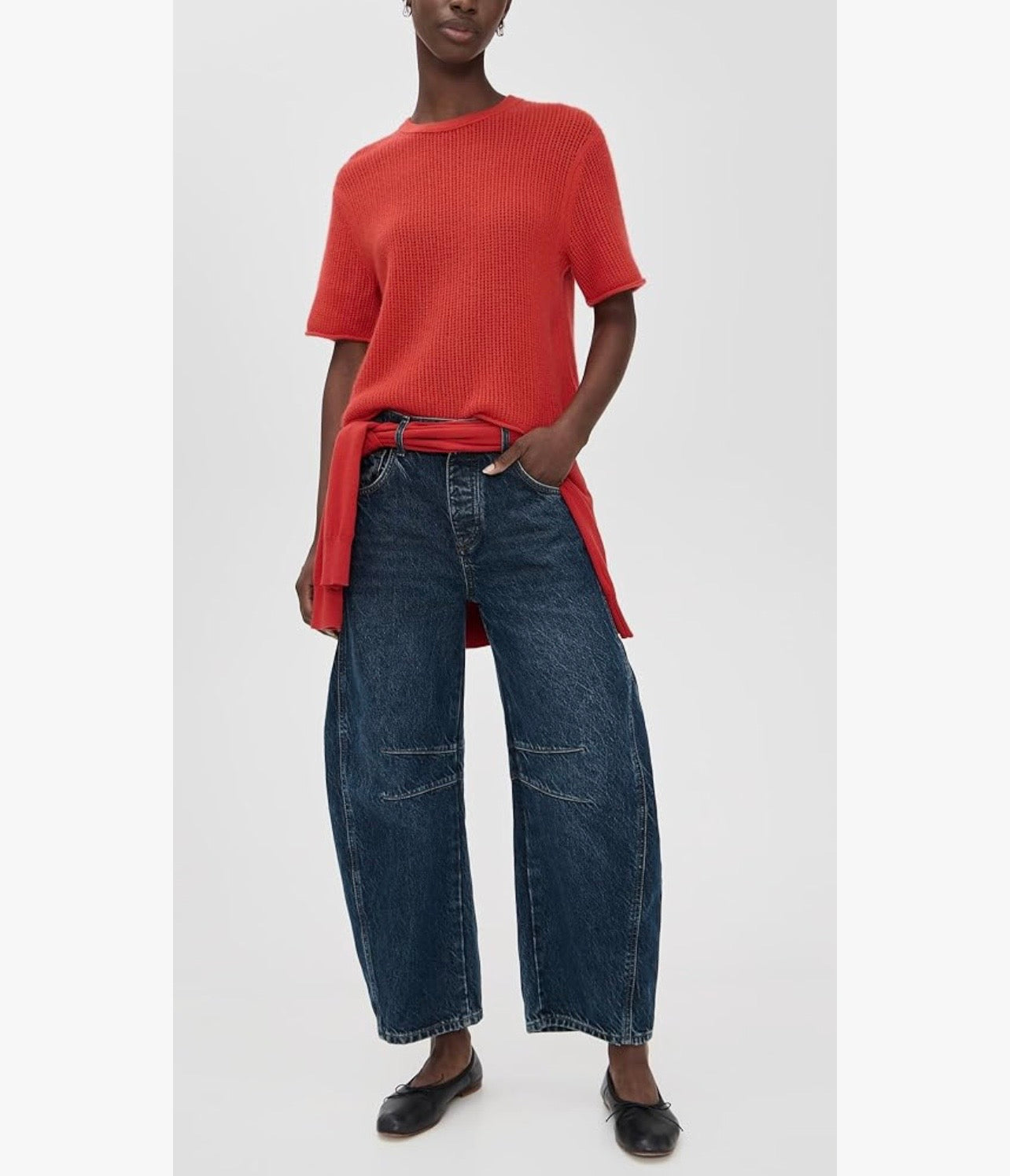 Free People - We The Free Good Luck Mid-Rise Barrel Jeans