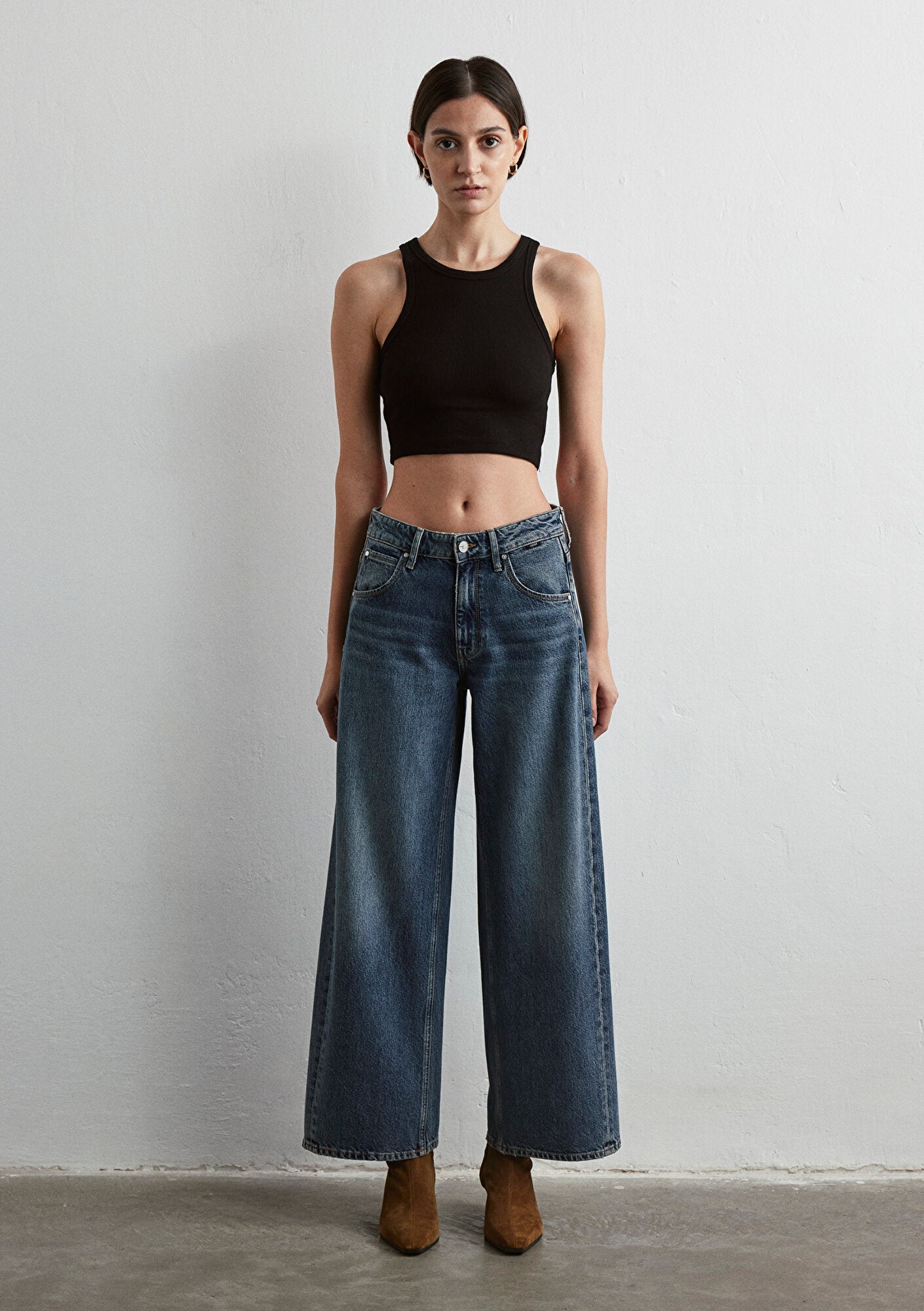 Siena Mid Used Denim Jean Pants - Mavi