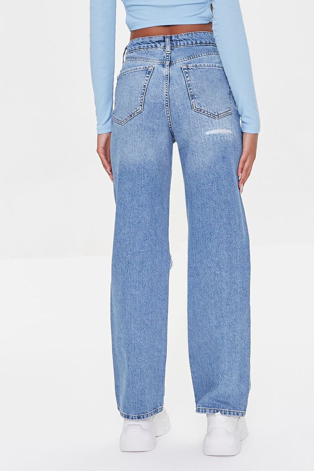 Premium Destroyed 90s-Fit Jeans - Forever21