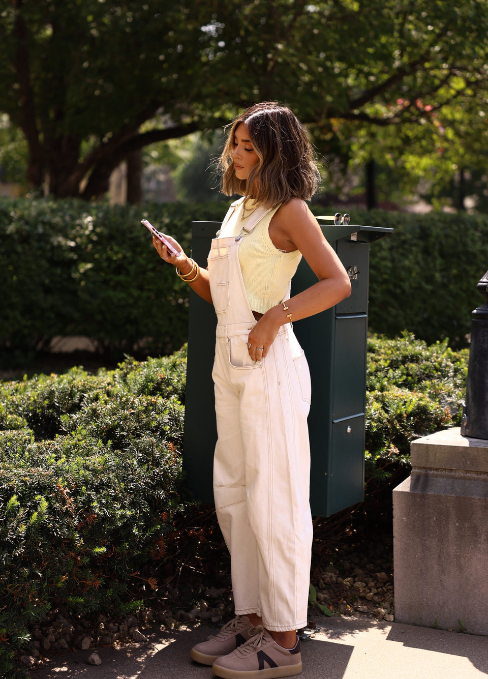 Free People - We The Free Good Luck Barrel Overalls