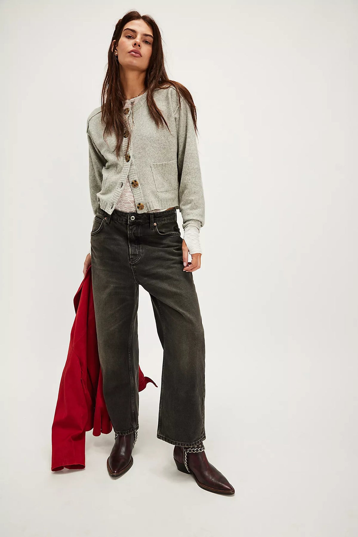 Free People - Deep Trance Dropped Boyfriend Jeans - we the free