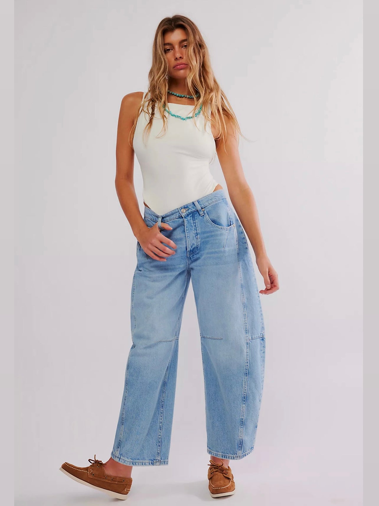 Free People - CRVY Venus Barrel leans - we the free