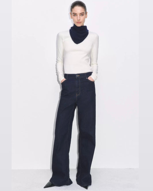ZW COLLECTION WIDE-LEG HIGH-WAIST JEANS - ZARA