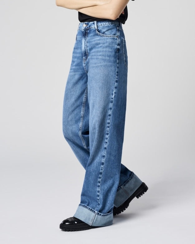 ONLHOPE HIGH WAIST WIDE LEG FIT JEANS - ONLY