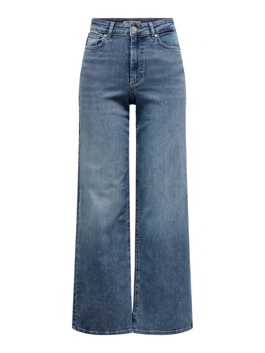 ONLMADISON HIGH WAIST WIDE LEG FIT JEANS - ONLY