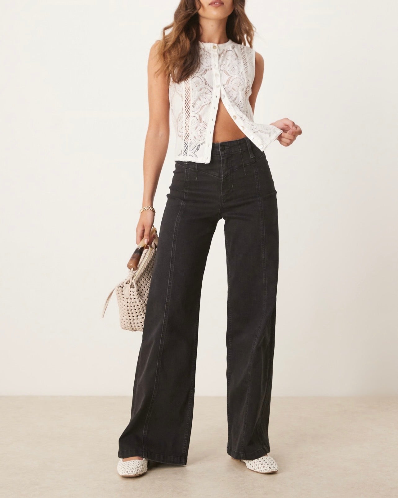Free People - Libre Wide-Leg Jeans - we the free