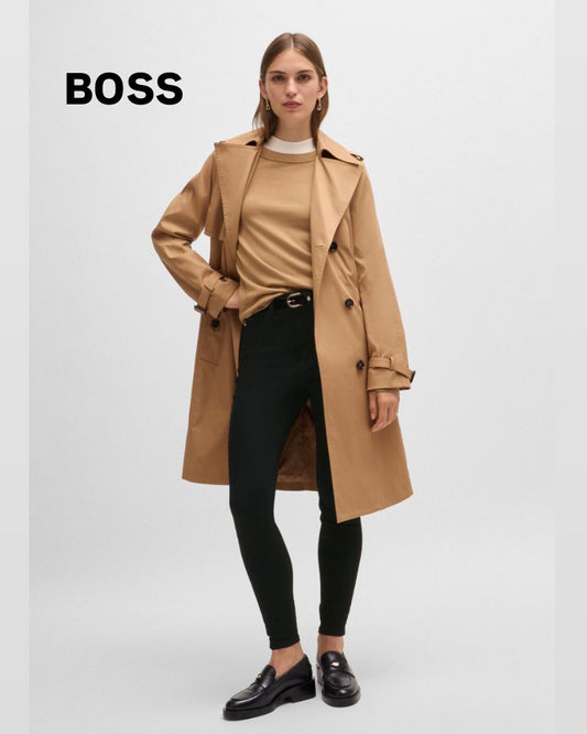 SLIM-FIT JEANS IN STAY-BLACK POWER-STRETCH DENIM - BOSS